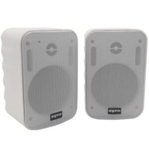 Altavoces Autoamplificados con Bluetooth Approx appSPKBT/ 40W/ 2.0/ Blancos