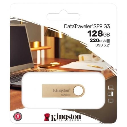 Pendrive 128GB Kingston DataTraveler SE9 G3 USB 3.2 - Imagen 2