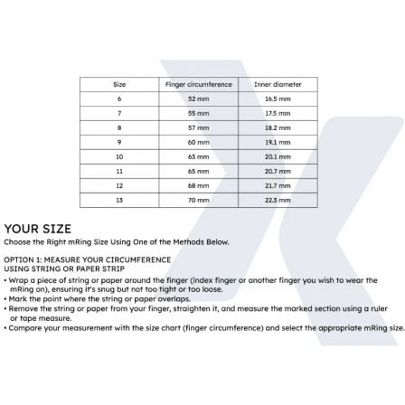 Anillo Inteligente Maxcom MR100 Talla 9/60/ Ø19.1mm/ Notificaciones/ Frecuencia Cardíaca/ Negro - Imagen 5