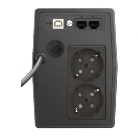 SAI Línea Interactiva Phasak 650 VA LCD Interactive/ 650VA/ 2 Salidas/ Formato Torre - Imagen 2