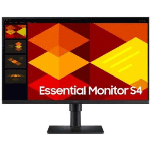 Monitor Profesional Samsung Essential Monitor S4 S27D402GAU 27"/ Full HD/ Regulable en altura/ Negro