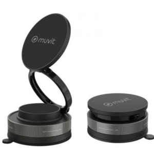 Soporte de Smartphone para Coche Muvit For Change MCCHL0035/ Negro