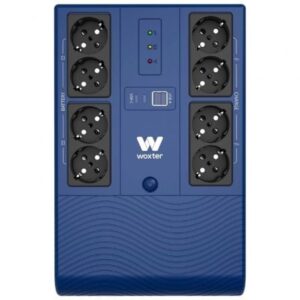 SAI Línea Interactiva Woxter Multibase UPS 1200 VA/ 1200VA-720W/ 8 Salidas/ Formato Torre
