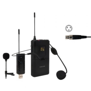 Micrófono de cabeza y solapa UHF Fonestar WI-MIC