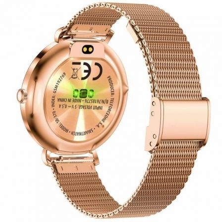 Forever Smartwatch Lucca SB-370/ Notificaciones/ Frecuencia Cardiaca/ Oro Rosa/ Incluye Correa Leopardo - Imagen 4