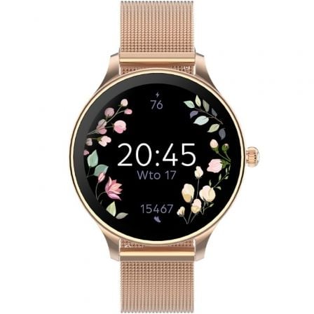 Smartwatch Forever Velora SB-306/ Notificaciones/ Frecuencia Cardíaca/ Oro Rosa - Imagen 2