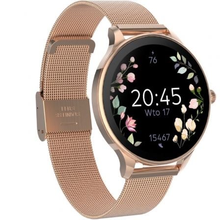 Smartwatch Forever Velora SB-306/ Notificaciones/ Frecuencia Cardíaca/ Oro Rosa - Imagen 3
