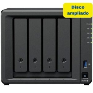 NAS Synology Diskstation DS425+/ 4 Bahías 3.5"- 2.5"/ 2GB DDR4/ 8TB/ Formato Torre