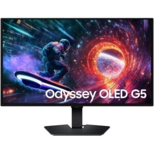 Monitor Gaming Samsung Odyssey G5 G50SF S27FG500SU 27"/ QHD/ 0.03ms/ 180Hz/ QD-OLED/ Negro